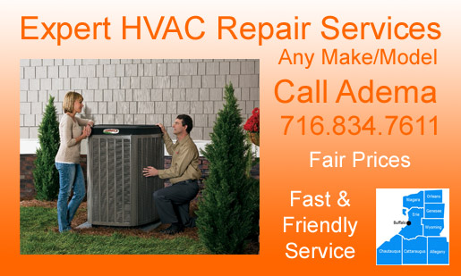 HVAC Emergency Services: Gas Furnace Repair, Boiler Repair, Air Conditioning Repair, Generator Repair... For Buffalo, NY & WNY